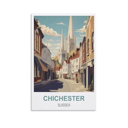 Puzzles für Erwachsene, Chichester Sussex, Lernspiel, Puzzle, geeignet zur Dekompression und Wanddekoration, 100 x 70 cm von AFHMZ