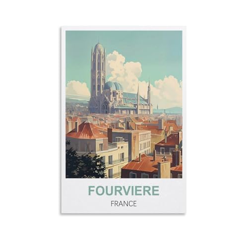 Puzzles für Erwachsene, Fourviere, Frankreich, Lernspiel, Puzzle, geeignet zur Dekompression und Wanddekoration, 100 x 70 cm von AFHMZ