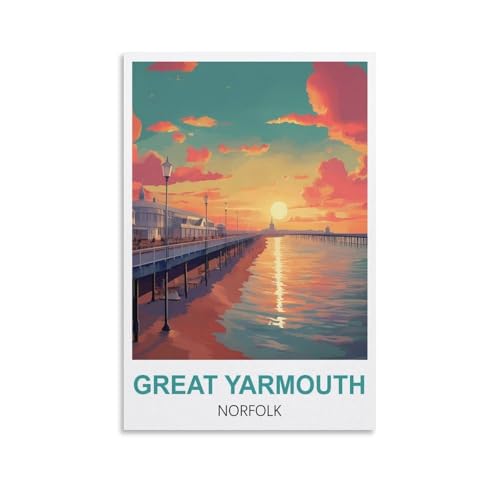 Puzzles für Erwachsene, Great Yarmouth, Norfolk, Lernspiel, Puzzle, geeignet zur Dekompression und Wanddekoration, 100 x 70 cm von AFHMZ