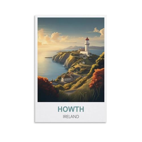 Puzzles für Erwachsene, Howth Lighthouse Ireland, Lernspiel, Puzzle, geeignet zur Dekompression und Wanddekoration, 70 x 50 cm Puzzles für Erwachsene, Howth Lighthouse Ireland, Lernspiel, Puzzle, geeignet zur Dekompression und Wanddekoration, 70 x 50 cm von AFHMZ