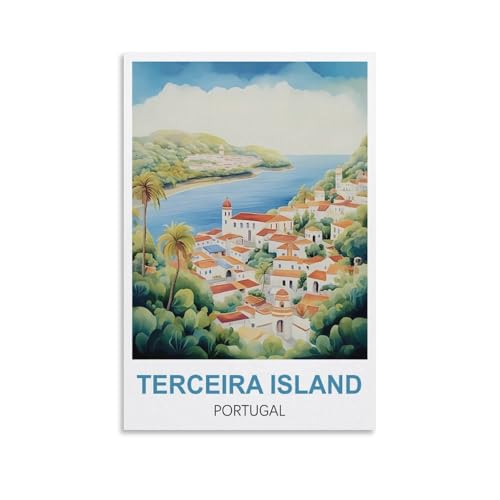 Puzzles für Erwachsene, Lernspiel „Terceira Island, Portugal“, geeignet zur Dekompression und als Wanddekoration, 100 x 70 cm von AFHMZ