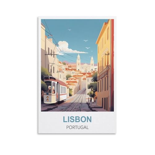 Puzzles für Erwachsene, Lissabon, Portugal-Poster, Lernspiel, Puzzle, geeignet zur Dekompression und Wanddekoration, 100 x 70 cm von AFHMZ