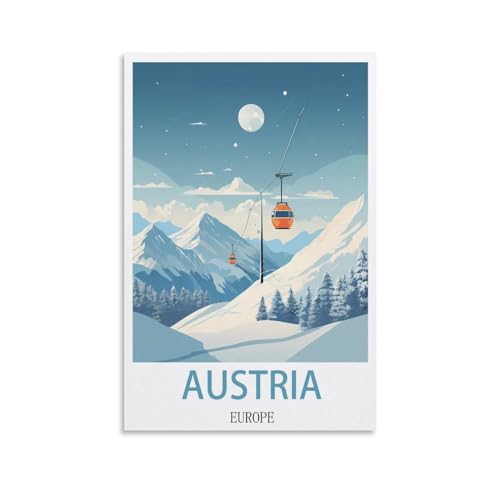 Puzzles für Erwachsene, Österreich-Poster, Lernspiel, Puzzle, geeignet zur Dekompression und Wanddekoration, 70 x 50 cm von AFHMZ