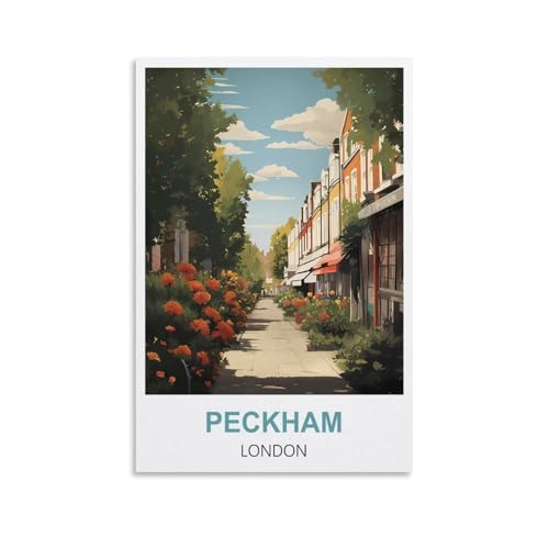 Puzzles für Erwachsene, Peckham London Posters Lernspiel-Puzzle, geeignet zur Dekompression und Wanddekoration, 70 x 50 cm Puzzles für Erwachsene, Peckham London Posters Lernspiel-Puzzle, geeignet zur Dekompression und Wanddekoration, 70 x 50 cm von AFHMZ