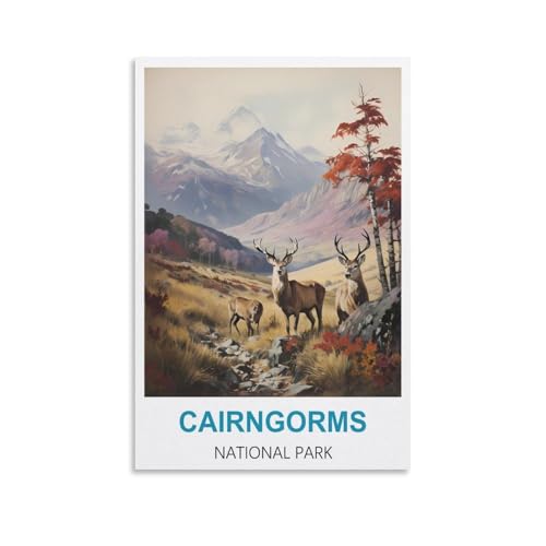 Puzzles für Erwachsene, Poster mit Cairngorms in Schottland, Lernspiel, Puzzle, geeignet zur Dekompression und als Wanddekoration, 100 x 70 cm von AFHMZ