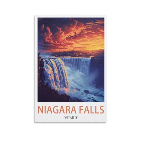 Puzzles für Erwachsene, Poster mit Niagarafällen in Ontario, Lernspiel, Puzzle, geeignet zur Dekompression und als Wanddekoration, 70 x 50 cm Puzzles für Erwachsene, Poster mit Niagarafällen in Ontario, Lernspiel, Puzzle, geeignet zur Dekompression und als Wanddekoration, 70 x 50 cm von AFHMZ