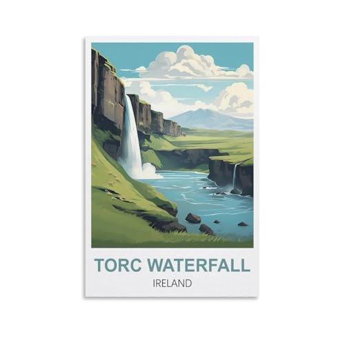 Puzzles für Erwachsene, Torc-Wasserfall, Irland, Lernspiel, Puzzle, geeignet zur Dekompression und Wanddekoration, 100 x 70 cm von AFHMZ