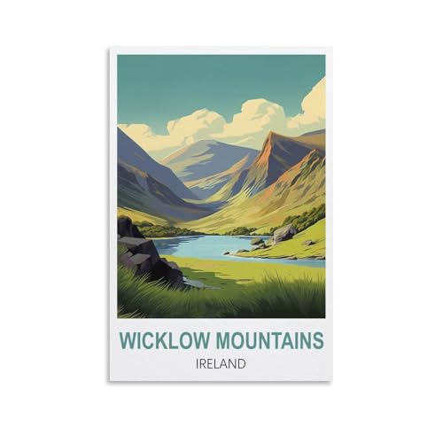 Puzzles für Erwachsene, Wicklow Mountains, Irland-Poster, Lernspiel, Puzzle, geeignet zur Dekompression und Wanddekoration, 70 x 50 cm von AFHMZ