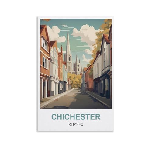 Puzzles für Erwachsene 1000, Chichester Sussex Puzzles für Erwachsene, anregende Puzzles, Puzzlespiel für die ganze Familie für Frauen 70x50cm von AFHMZ