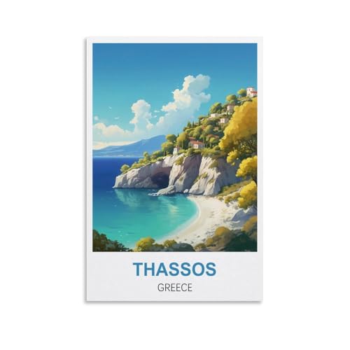 Puzzles für Erwachsene 1000, Thassos, Griechenland, Puzzles für Erwachsene, anspruchsvolle Puzzles, Puzzlespiel für die ganze Frau, Geschenke für Männer, 70 x 50 cm von AFHMZ