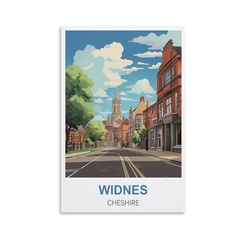 Puzzles für Erwachsene 1000, Widnes Cheshire PostersPuzzles für Erwachsene, anregende Puzzles, Puzzlespiel für die ganze Familie für Frauen 70x50CM von AFHMZ