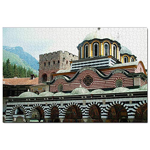 Rila-Kloster Bulgarien Puzzle 500 Teile Spiel Kunstwerk Reise Souvenir 52x38CM von AFHMZ