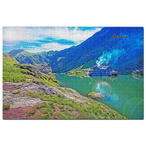 Rumänien Puzzle 1000 Teile Rumänien Transfagarasan Puzzle Spiel Kunstwerk Reise Souvenir 70x50CM von AFHMZ