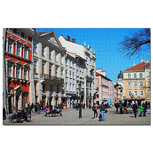 Rynok-Platz, Lviv, Ukraine, Puzzle, 100 Teile, Spiel, Kunstwerk, Reise-Souvenir, 45,5 x 35,5 cm Rynok-Platz, Lviv, Ukraine, Puzzle, 100 Teile, Spiel, Kunstwerk, Reise-Souvenir, 45,5 x 35,5 cm von AFHMZ