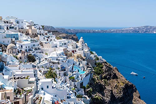 Santorini Puzzle 1000 Teile Naturpuzzle mit hochwertiger Puzzle-Aufbewahrungsbox und wiederverschließbarem Beutel Puzzlemaße 70x50CM Santorini Puzzle 1000 Teile Naturpuzzle mit hochwertiger Puzzle-Aufbewahrungsbox und wiederverschließbarem Beutel Puzzlemaße 70x50CM von AFHMZ