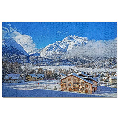 Schweiz SAAS Fee Puzzle für Erwachsene 200 Teile Reisegeschenk Souvenir 35x25CM Schweiz SAAS Fee Puzzle für Erwachsene 200 Teile Reisegeschenk Souvenir 35x25CM von AFHMZ