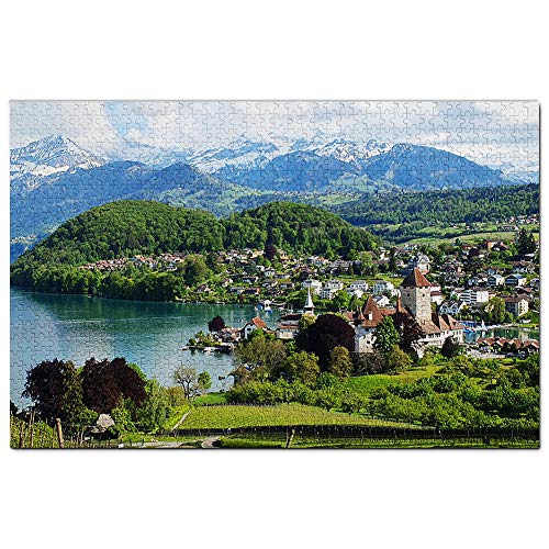 Schweiz Spiez Puzzle 200 Teile Spiel Kunstwerk Reise Souvenir 35x25CM von AFHMZ