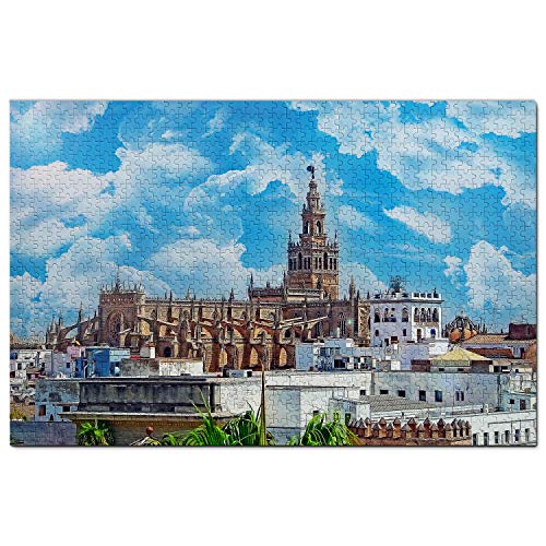 Spanien, Sevilla-Kathedrale, Puzzle für Erwachsene, 500 Teile, Reisegeschenk, Souvenir, 52 x 38 cm Spanien, Sevilla-Kathedrale, Puzzle für Erwachsene, 500 Teile, Reisegeschenk, Souvenir, 52 x 38 cm von AFHMZ