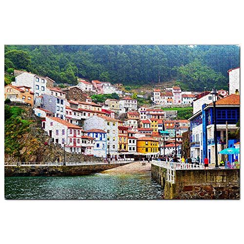 Spanien Asturien Puzzle 2000 Teile Spiel Kunstwerk Reise Souvenir 70x100CM von AFHMZ