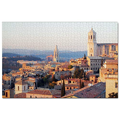 Spanien Kathedrale Girona Puzzle 100 Teile Spiel Kunstwerk Reise Souvenir 45,5x35,5CM von AFHMZ