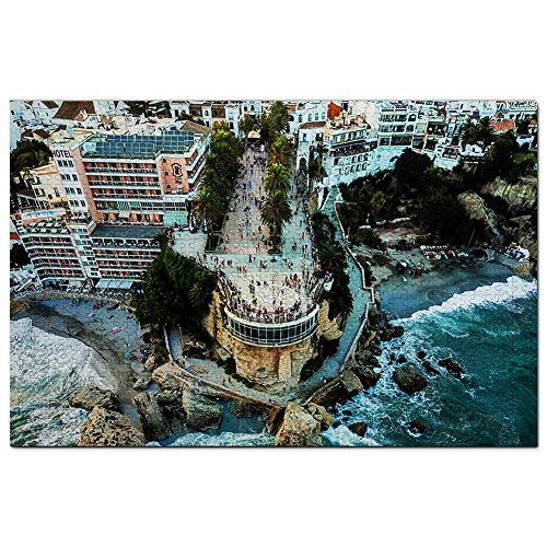 Spanien Nerja Puzzle 2000 Teile Spiel Kunstwerk Reise Souvenir 70x100CM von AFHMZ
