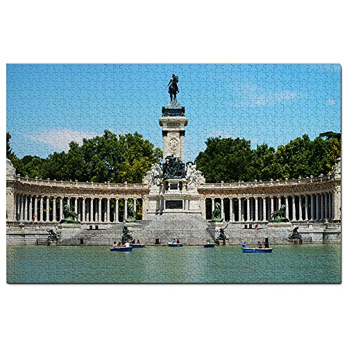 Spanien Park Retiro Madrid Puzzle 1000 Teile Spiel Kunstwerk Reise Souvenir 52x38CM von AFHMZ