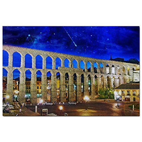 Spanien-Puzzle, 500 Teile, Spanien, Segovia-Aquädukt, Puzzlespiel, Kunstwerk, Reise-Souvenir, 52 x 38 cm Spanien-Puzzle, 500 Teile, Spanien, Segovia-Aquädukt, Puzzlespiel, Kunstwerk, Reise-Souvenir, 52 x 38 cm von AFHMZ