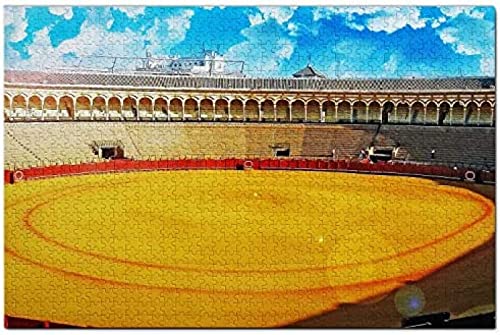 Spanien Stierkampf Sevilla Puzzle für Erwachsene 1000 Teile Papierartiges Reisegeschenk Souvenir 38x26CM Spanien Stierkampf Sevilla Puzzle für Erwachsene 1000 Teile Papierartiges Reisegeschenk Souvenir 38x26CM von AFHMZ
