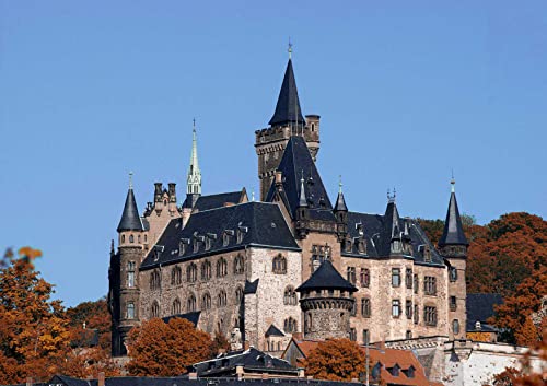 Spielsteine im hochwertigen Karton – Puzzle-Schloss aus Kunstharz, 200 Teile 35x25CM Spielsteine im hochwertigen Karton – Puzzle-Schloss aus Kunstharz, 200 Teile 35x25CM von AFHMZ