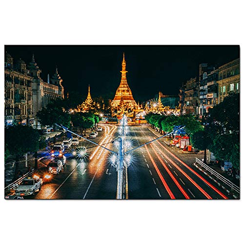Sule-Pagode Yangon Myanmar Puzzle 500 Teile Spiel Kunstwerk Reise Souvenir 52x38CM Sule-Pagode Yangon Myanmar Puzzle 500 Teile Spiel Kunstwerk Reise Souvenir 52x38CM von AFHMZ