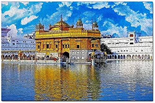 Tempel Amritsar Puzzle für Erwachsene 1000 Teile Holz Reisegeschenk Souvenir 52x38CM Tempel Amritsar Puzzle für Erwachsene 1000 Teile Holz Reisegeschenk Souvenir 52x38CM von AFHMZ