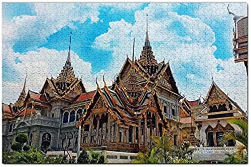 Thailand Grand Palace Bangkok Puzzle für Erwachsene, 500 Teile, hölzernes Reisegeschenk, Souvenir, 52 x 38 cm Thailand Grand Palace Bangkok Puzzle für Erwachsene, 500 Teile, hölzernes Reisegeschenk, Souvenir, 52 x 38 cm von AFHMZ