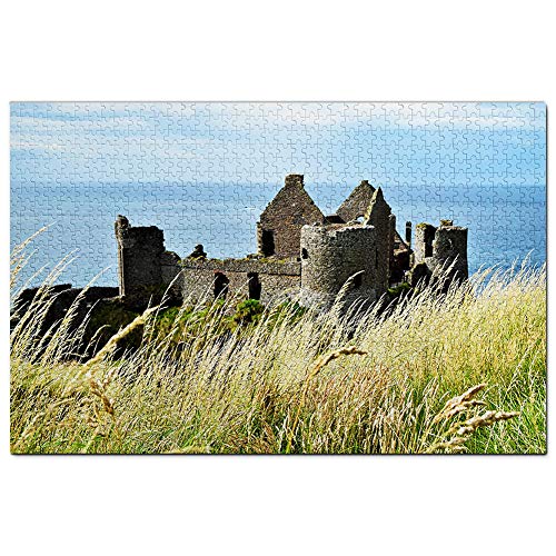 UK England Dunluce Castle Belfast Puzzle für Erwachsene 100 Teile Reisegeschenk Souvenir 45,5x35,5CM von AFHMZ