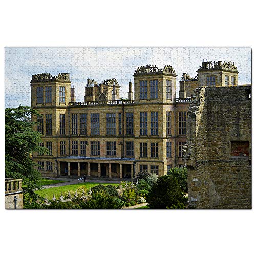 UK England Hardwick Hall und Gärten Chesterfield Puzzle für Erwachsene 100 Teile Reisegeschenk Souvenir 45,5x35,5CM von AFHMZ