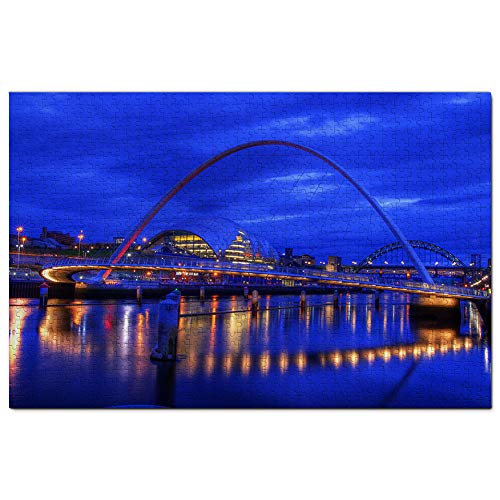 UK England Newcastle Millennium Bridge Puzzle für Erwachsene 500 Teile Reisegeschenk Souvenir 52x38CM von AFHMZ