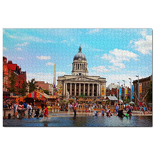 UK England Nottingham Puzzle 300 Teile Spiel Kunstwerk Reise Souvenir 38x26CM von AFHMZ