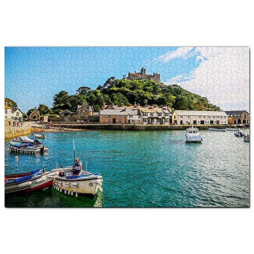 UK England St. Michaels Mount Penzance Puzzle für Erwachsene 500 Teile Reisegeschenk Souvenir 52x38CM von AFHMZ