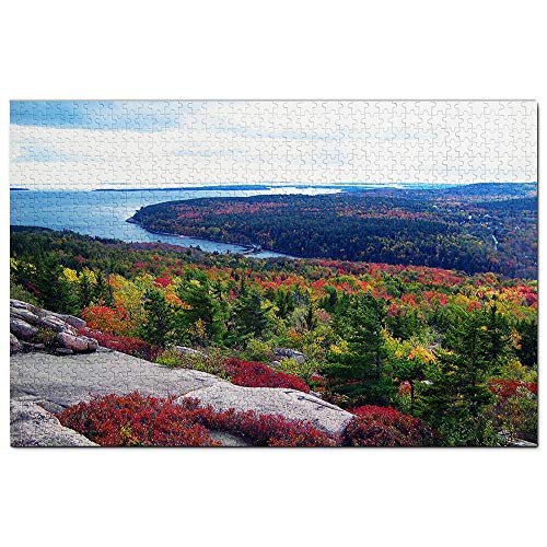 USA Amerika Acadia Nationalpark Maine Puzzle 100 Teile Spiel Kunstwerk Reise Souvenir 45,5x35,5CM von AFHMZ