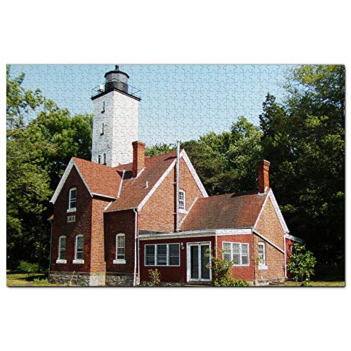 USA Amerika Erie Presque Isle State Park Puzzle 500 Teile Spiel Kunstwerk Reise Souvenir 52x38CM von AFHMZ