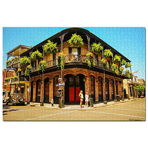 USA Amerika French Quarter New Orleans Puzzle 200 Teile Spiel Kunstwerk Reise Souvenir 35x25CM von AFHMZ