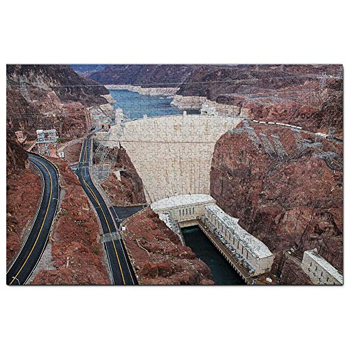 USA Amerika Hoover Dam Colorado River Nevada Puzzle für Erwachsene 100 Teile Reisegeschenk Souvenir 45,5x35,5CM von AFHMZ
