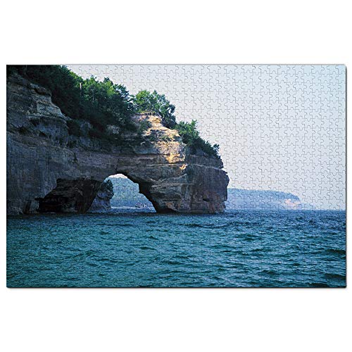 USA Amerika Munising Pictured Rocks Michigan Puzzle 200 Teile Spiel Kunstwerk Reise Souvenir 35x25CM von AFHMZ