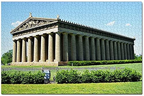 USA Amerika Parthenon Centennial Park Nashville Tennessee Puzzle für Erwachsene 100-teiliges Papier-Reisegeschenk-Souvenir 45,5 x 35,5 cm von AFHMZ