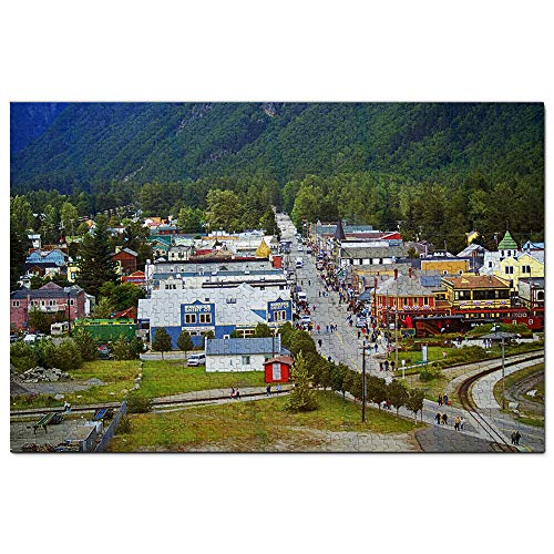 USA Amerika Skagway Alaska Puzzle 200 Teile Spiel Kunstwerk Reise Souvenir 35x25CM von AFHMZ