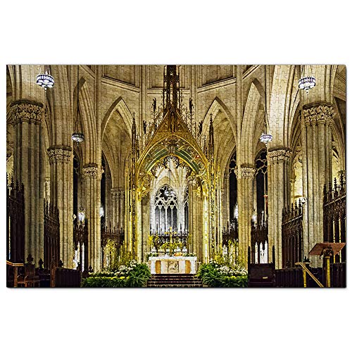 USA Amerika St. Patrick's Cathedral New York Jigsaw Puzzle 1000 Stück Spiel Kunstwerk Reise Souvenir 100 x70CM von AFHMZ