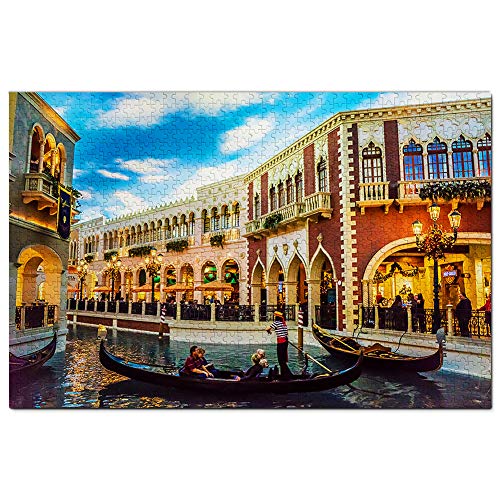 USA Amerika Venezianisches Las Vegas Puzzle 100 Teile Spiel Kunstwerk Reise Souvenir 45,5x35,5CM von AFHMZ