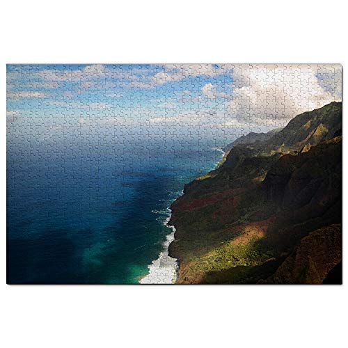 USA Amerika Wainiha Kauai NA Pali Coast Hawaii Puzzle 100 Teile Spielkunstwerk Reisesouvenir 45,5 x 35,5 cm von AFHMZ