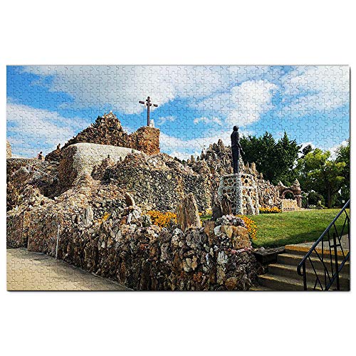 USA Amerika West Bend Grotto Iowa Puzzle 100 Teile Spiel Kunstwerk Reise Souvenir 45,5x35,5CM von AFHMZ