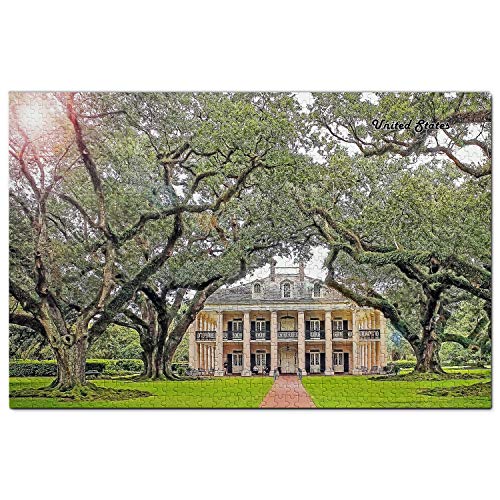 USA-Puzzle, 100 Teile, Amerika, USA, Oak Alley Plantation, Puzzlespiel, Kunstwerk, Reisesouvenir, 45,5 x 35,5 cm USA-Puzzle, 100 Teile, Amerika, USA, Oak Alley Plantation, Puzzlespiel, Kunstwerk, Reisesouvenir, 45,5 x 35,5 cm von AFHMZ