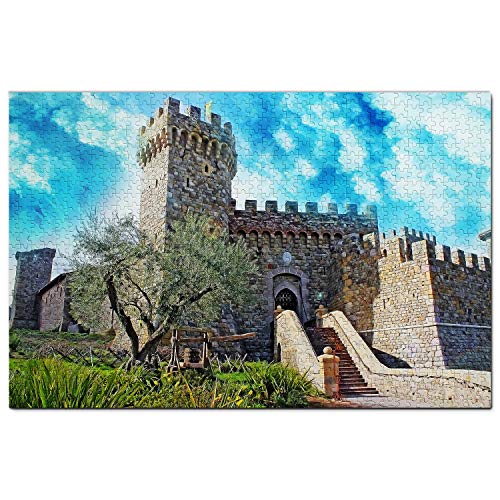 USA Puzzle 300 Teile USA Amerika Napa Valley Puzzlespiel Kunstwerk Reisesouvenir 38x26CM von AFHMZ